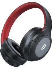 TAOTRONICS TT-BH1121-RED BLUETOOTH 5.3 KATLANABİLİR KABLOSUZ KULAKÜSTÜ KULAKLIK KIRMIZI-SİYAH