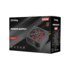 FRISBY FR-PS6080P 600W 120MM FAN 80+ BRONZ POWER SUPPLY