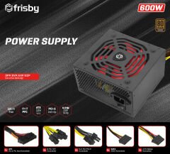 FRISBY FR-PS6080P 600W 120MM FAN 80+ BRONZ POWER SUPPLY