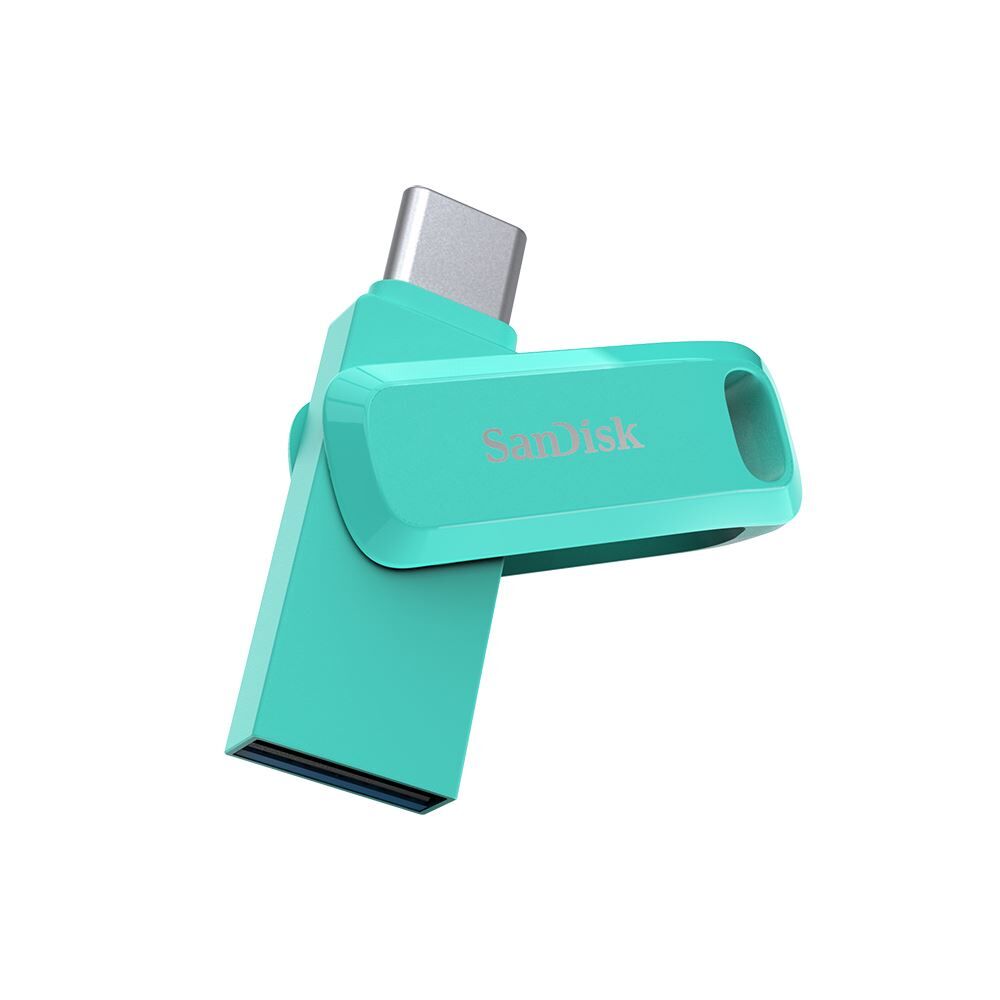 SANDISK 128GB ULTRA DUAL DRIVE GO USB TYPE-C SDDDC3-128G-G46G TIFFANY GREEN